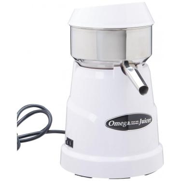 Imagem de Espremedor Elétrico Profissional de Frutas Omega C10W Multifuncional, 110V 120W, Branco