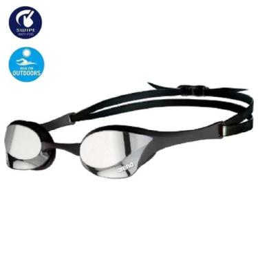 Imagem de Óculos De Natação Arena Cobra Ultra Mirror SWIPE , Prata, Preto