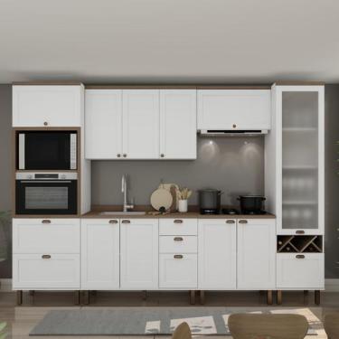 Imagem de Armário de Cozinha Completa Americana 7 peças Ayla 59 Iluminata Genial