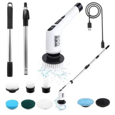 Imagem de Escova De Limpeza  Elétrica Multiuso Rotatória Magica Limpa Canto Fris