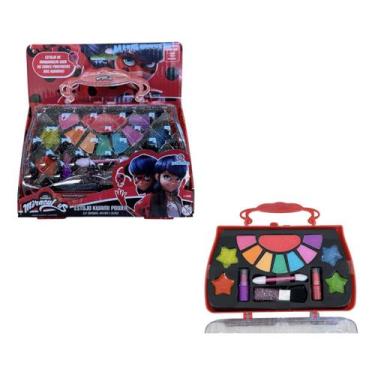 Imagem de Kit Maquiagem Miraculous Infantil Antialérgica Ladybug Make - Polibrin