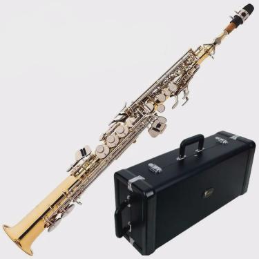 Imagem de Saxofone Eagle SP502 Soprano Afinação Bb Laqueado Sp-502