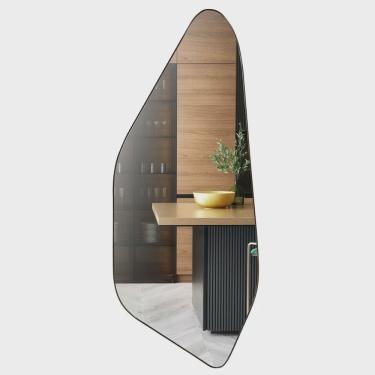 Imagem de Espelho Retrô Corpo Inteiro Orgânico 170x70 Rei dos Vidros