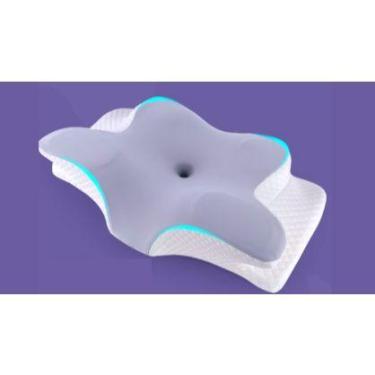 Imagem de Travesseiro ortopédico borboleta cervical para combate a dores na colu