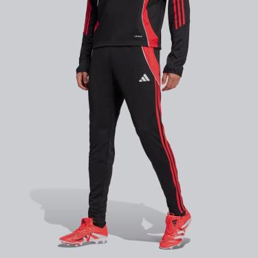 Imagem de Calça Adidas Tiro 24 Preta e Vermelha-Masculino