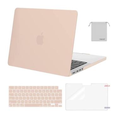 Imagem de MOSISO Compatível com MacBook Pro 14 polegadas 2025 2024 2023 2022 2021 M5 M4 M3 M2 M1 A3434 A3112 A3185 A3401 A2918 A2992 A2779 A2779 2442, Capa rígida, capa de teclado, película de tela e bolsa
