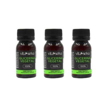 Imagem de Oleo Capilar Vegetal Vita Seiva Glicerina 30Ml-Kit C/3Un
