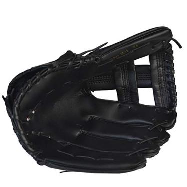 Imagem de Luva de beisebol de couro PU luva Softball desportos ao ar livre basebol para adultos crianças treino para crianças adolescentes adultos (cor: Azul, tamanho: 28 x 20 cm)