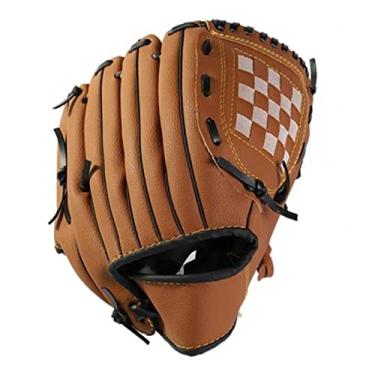 Imagem de Luva de beisebol para crianças/jovens/adultos desportos ao ar livre jovens adultos mão esquerda treino prático softball luvas bola acessórios desportivos para proteção de mão