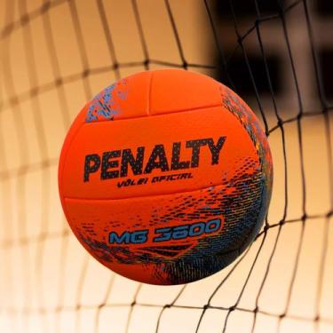 Imagem de Bola De Vôlei Quadra Esporte Mg 3600 Penalty Original, Laranja