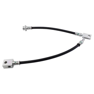 Imagem de TRQ Mangueira de freio dianteira do lado do passageiro compatível com 2008-2012 INFINITI EX35 2011-2012 G25 2007-2008 G35 G37 2006-2010 M35 M37 M45 M56 2009-2012 Nissan 370Z 2 009-2019 GT-R