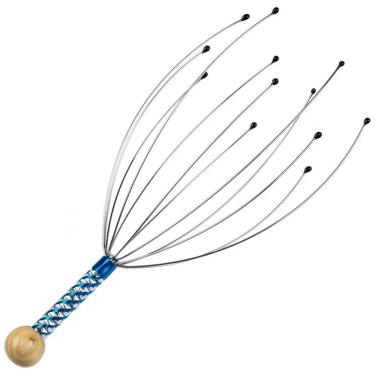 Imagem de Massageador Capilar Com 12 Hastes Coçador Cabeça Cafune