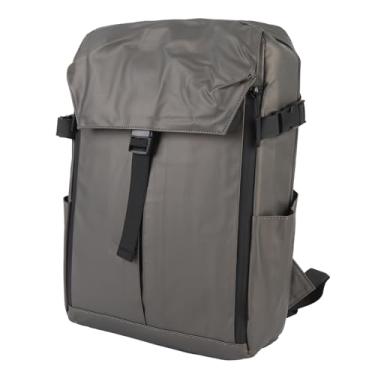 Imagem de Mochila Capacete de Motocicleta, 20 a 35l de Grande Capacidade Backpack de Pilotagem Com Vários Compartimentos e Alça de Ombro Ajustável Backpack de Viagem Respirável Leve (Marrom)