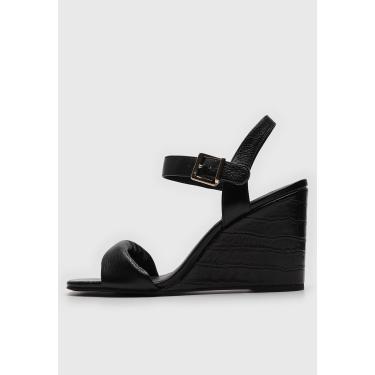 Imagem de Sandália Jorge Bischoff Croco Preta Jorge Bischoff J11823001028 feminino