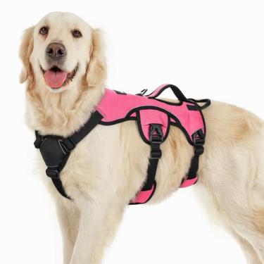 Imagem de Arnês para cães rabbitgoo Escape Proof Full Body L Pink