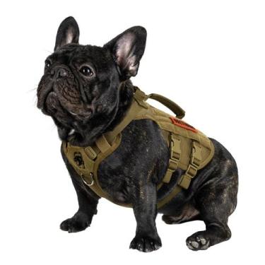 Imagem de Arnês para cães OneTigris Tactical No Pull para cães pequenos XS Brown