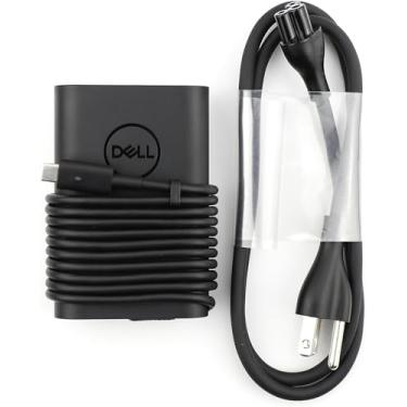 Imagem de 65W 20V 3.25A USB C Adaptador de para computador portátil compatível com Dell LA65NM170, 2YKOF, 02YKOF, Dell XPS 12 9250 Latitude 12 727 Latitude 13 7370