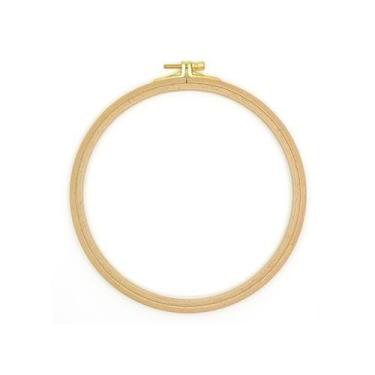 Imagem de Bastidor de Madeira com Regulador para Bordado - Nurge, No 4 - 19CM