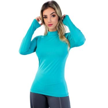 Imagem de Blusa Térmica Feminina Vekyo – Proteção UV e Conforto para Esportes e Atividades-Feminino