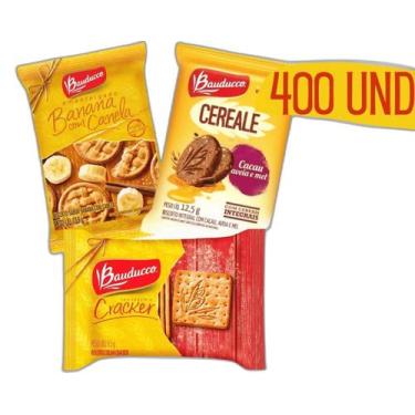 Imagem de Biscoitos Bauducco Sache Cereale Banana Cracker 400Und