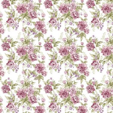 Imagem de Papel Parede Flores Lilas Floras Adesivo Sala Quarto Cozinha