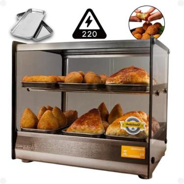 Imagem de Estufa De Salgados Dupla 6 Bandejas Inox Marchesoni 220v