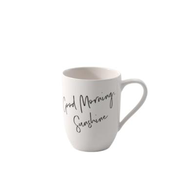 Imagem de Villeroy & Boch Caneca de declaração, "Good Morning Sunshine", porcelana premium, feita na Alemanha, 270 ml, branca