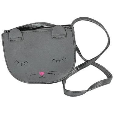 Imagem de Bolsa Infantil Transversal Gatinho Prata Pagani Pg12056 - Semax