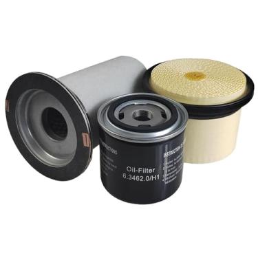 Imagem de Kit de filtro 6.3792.0 Separador de ar/óleo 6.3462.0 Filtro de óleo 6.4432.0 Filtro de ar, compatível com filtro de compressor de ar
