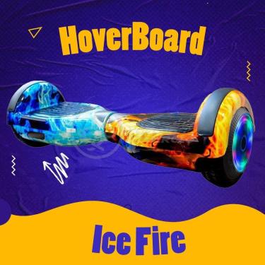 Imagem de Hoverboard Overboard Fogo Gelo Skate Elétrico Ice Fire Nº2