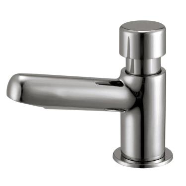 Imagem de Torneira Para Banheiro Automática De Balcão 10065 Mebermatic Meber Metais Cromado