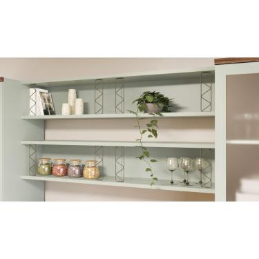 Imagem de Prateleira Nicho Aramado Iluminata Genialflex Verde Mint