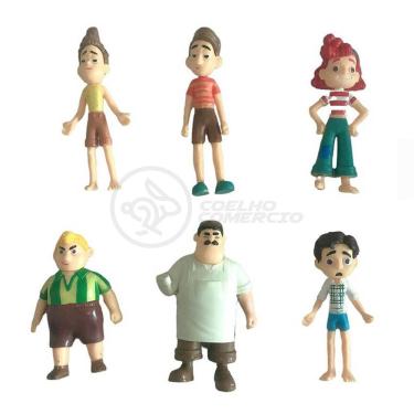 Imagem de Conjunto Cartela Menino Luca E Seus Amigos 6 Personagens