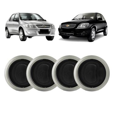 Imagem de Difusor Ar Central Lateral Celta Prisma (4Un) Prata