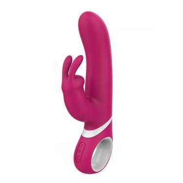 Imagem de Vibrador Recarregavel Rotativo Com 10 Vibracoes Love Rabbit - Lovetoys - Cor: Pink