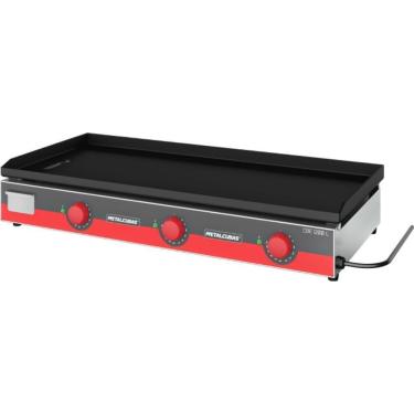 Imagem de Chapa Bifeteira Light Elétrica 120x52,5 Cbe1200l Metalcubas Chapa 220v