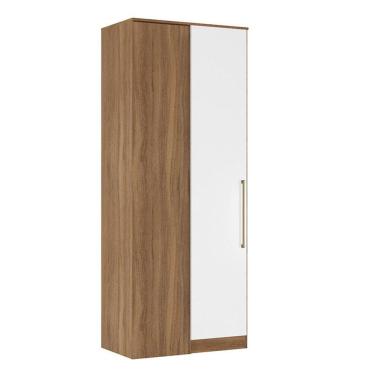 Imagem de Armário De Canto Reto Irlanda 71150k Amêndola Branco - Demartêz