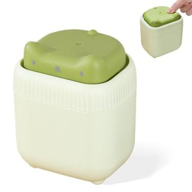 Imagem de Dispensador de sabão em forma de gato – Dispensador de bomba de sabão líquido para bancada de cozinha, ideal para lavar louça (verde)