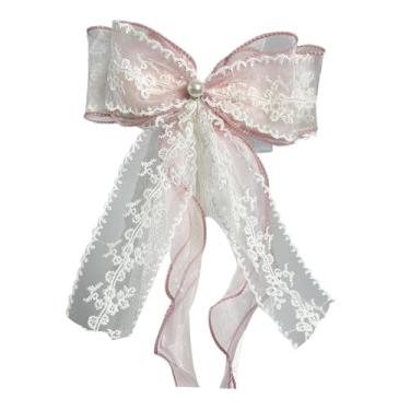 Imagem de WeiLaiKeQi Amarração de cortina, suporte para cortina, janela, cortina, fácil instalação, presentes, prendedor, laço, ornamento para casa, quarto, Rosa