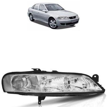 Imagem de Farol Dianteiro Vectra Millenium 2000 2001 2002 2003 2004 2005 Máscara