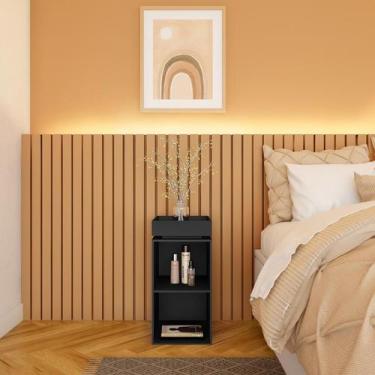 Imagem de Mesa Lateral Renata Preto - Mobly