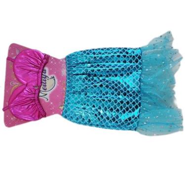 Imagem de Fantasia De Sereia Infantil Saia E Top Festa Carnaval - C/N