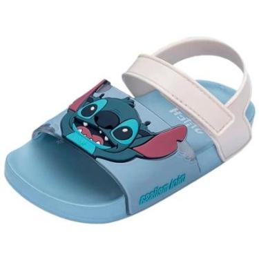 Imagem de Sandalia Mini Melissa Infantil Macia Conforto Stitch Feminina-Feminino