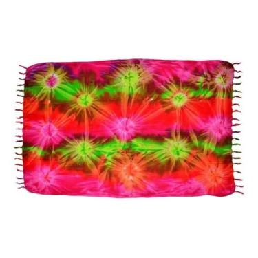 Imagem de Canga de Praia Tie Dye - Marrom - Besakih, Marrom