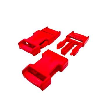 Imagem de Kit 10 Fivelas de Engate Rápido 25 mm - 0103-025 - Piter Pan, Vermelho