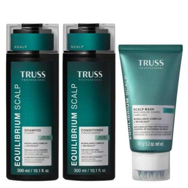 Imagem de Truss Equilibrium Scalp Kit Shampoo Condicionador e Máscara 150g