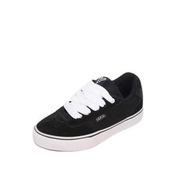Imagem de Tênis Unissex Lejon REF: LJVU0248 CAMURCA-NYLON, 42, Preto, Branco