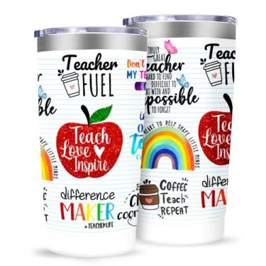 Imagem de Copo MFGNEH Teacher Gifts 600 ml em aço inoxidável