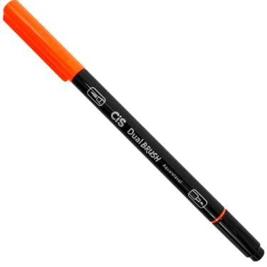 Imagem de Marcador Artístico Dual Brush Laranja - Cis