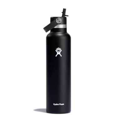 Imagem de Hydro Flask Tampa de palha flexível padrão preta 680 g